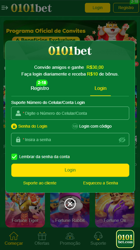 0101bet.com Privilégios Imediatos de Cadastro